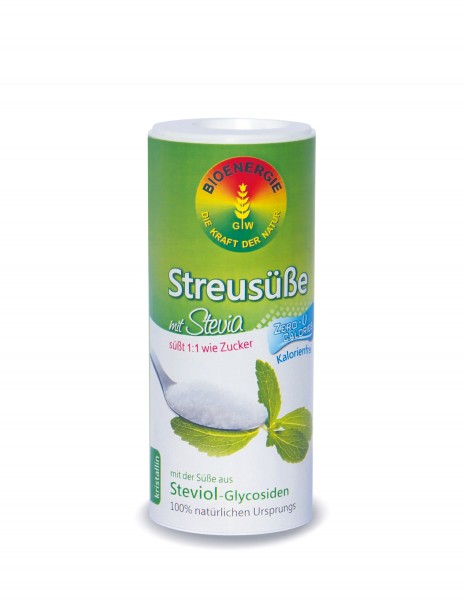 Streusüße mit Stevia 1:1, kristallin, 120 g