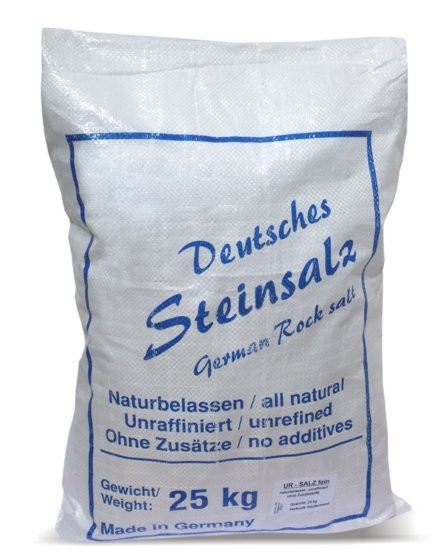 Ur-Salz aus Deutschland, fein, 25 kg Sack